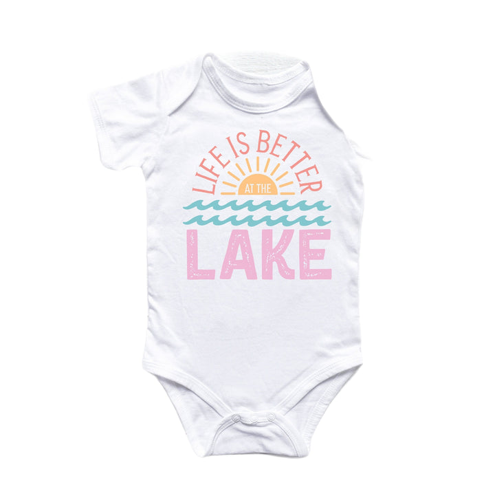 Lake House Life - Ropa para bebé niño niña Body para bebé Divertido y lindo Recién nacido 