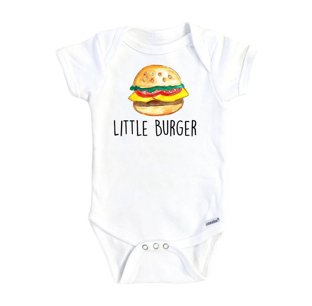 Little Burger - Baby Boy Girl Clothes Infant Bodysuit Funny Cute Newborn Onesie