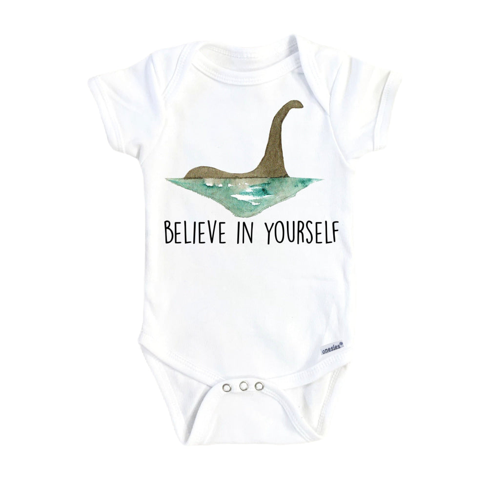 Loch Ness Monster - Baby Boy Girl Clothes Infant Bodysuit Funny Cute Newborn Onesie