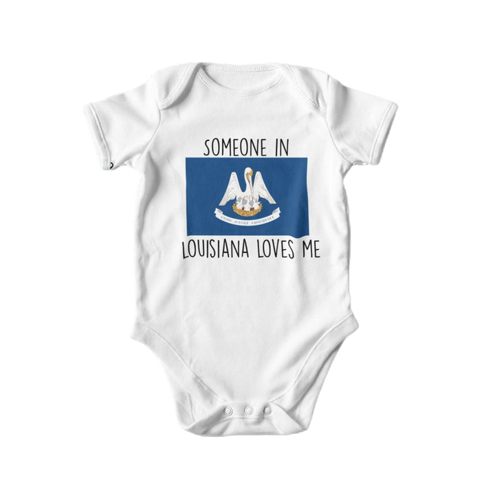 Louisiana  - Baby Boy Girl Clothes Infant Bodysuit Funny Cute Newborn