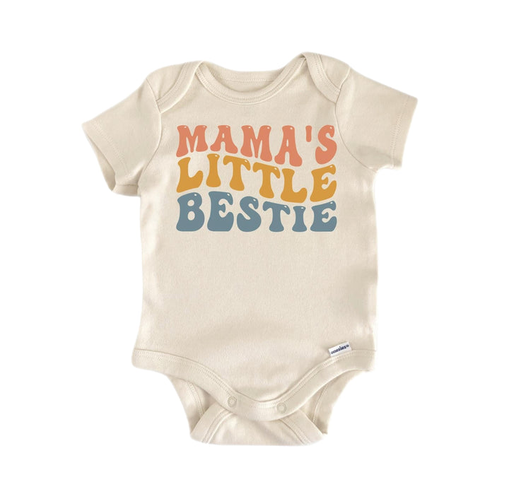 Mama Bestie Best Friends - Baby Boy Girl Clothes Infant Bodysuit Funny Cute Newborn