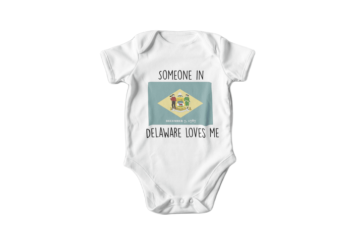 Delaware - Baby Boy Girl Clothes Infant Bodysuit Funny Cute Newborn Onesie