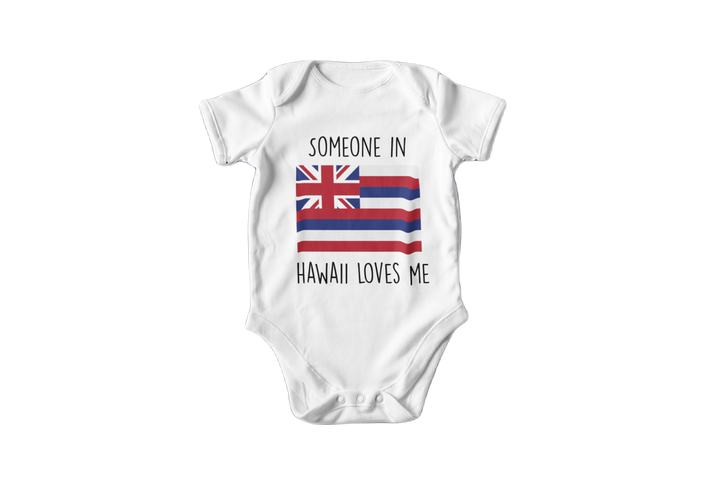 Hawaii Flag - Baby Boy Girl Clothes Infant Bodysuit Funny Cute Newborn Onesie