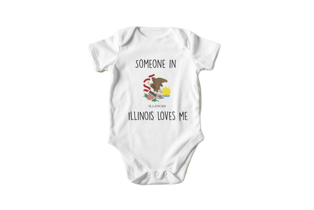 Illinois Scene - Baby Boy Girl Clothes Infant Bodysuit Funny Cute Newborn Onesie