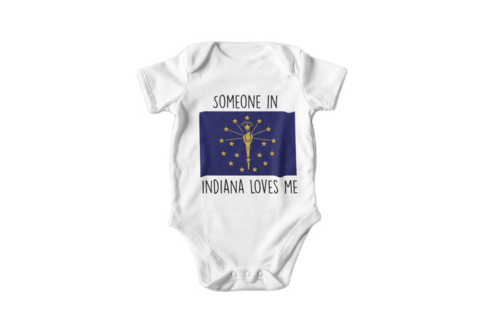 Indiana - Baby Boy Girl Clothes Infant Bodysuit Funny Cute Newborn Onesie