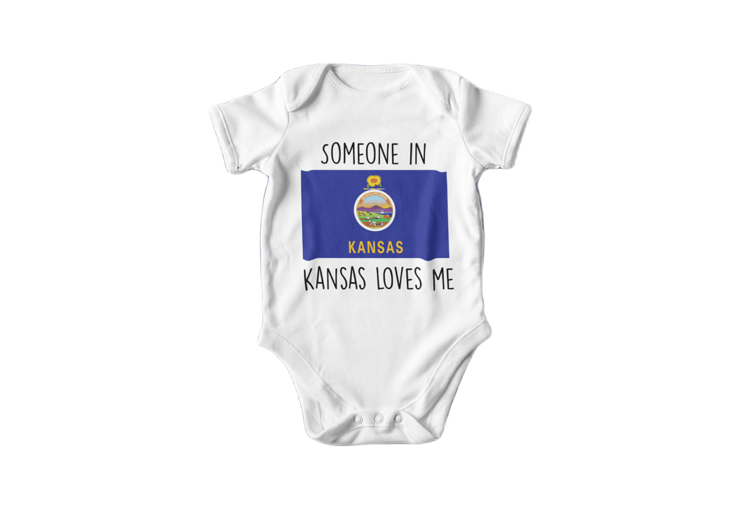 Kansas - Baby Boy Girl Clothes Infant Bodysuit Funny Cute Newborn Onesie