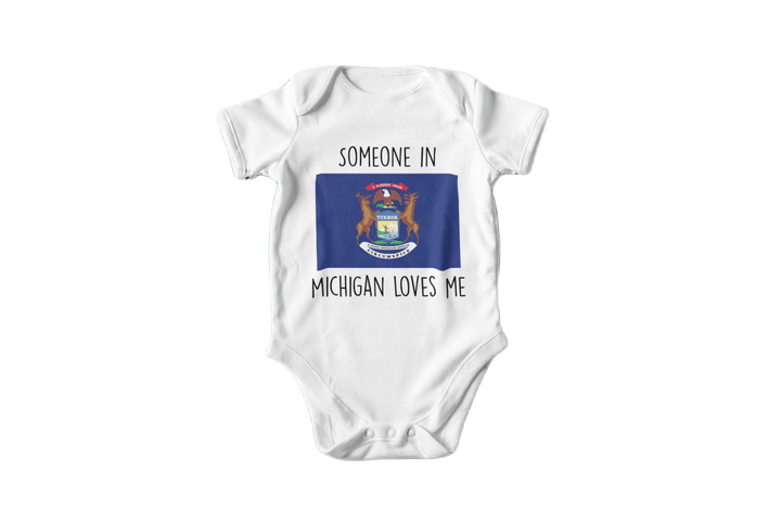 Michigan - Baby Boy Girl Clothes Infant Bodysuit Funny Cute Newborn Onesie