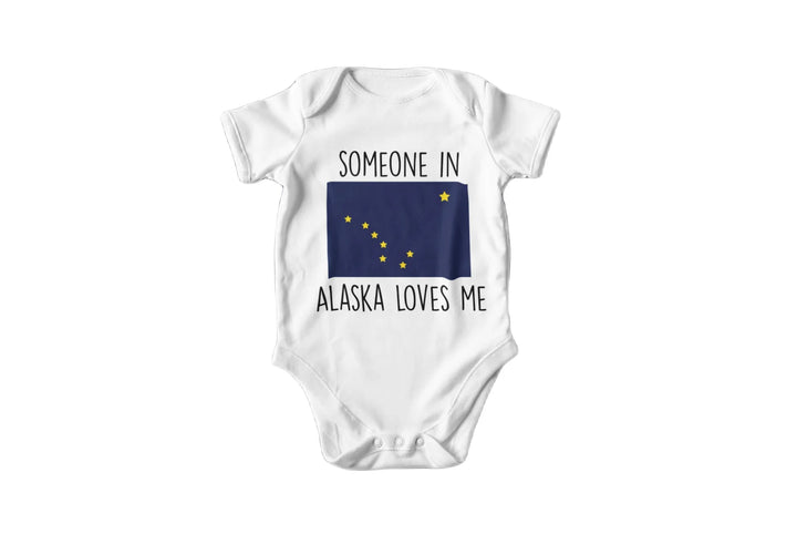 Alaska Flag - Baby Boy Girl Clothes Infant Bodysuit Funny Cute Newborn Onesie