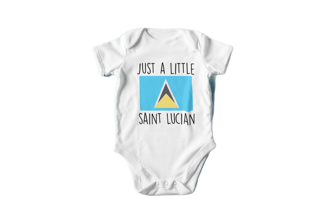 St. Lucia - Baby Boy Girl Clothes Infant Bodysuit Funny Cute Newborn Onesie