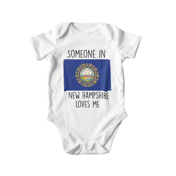 New Hampshire - Ropa para bebés, niños y niñas, mono infantil, divertido y lindo para recién nacidos 