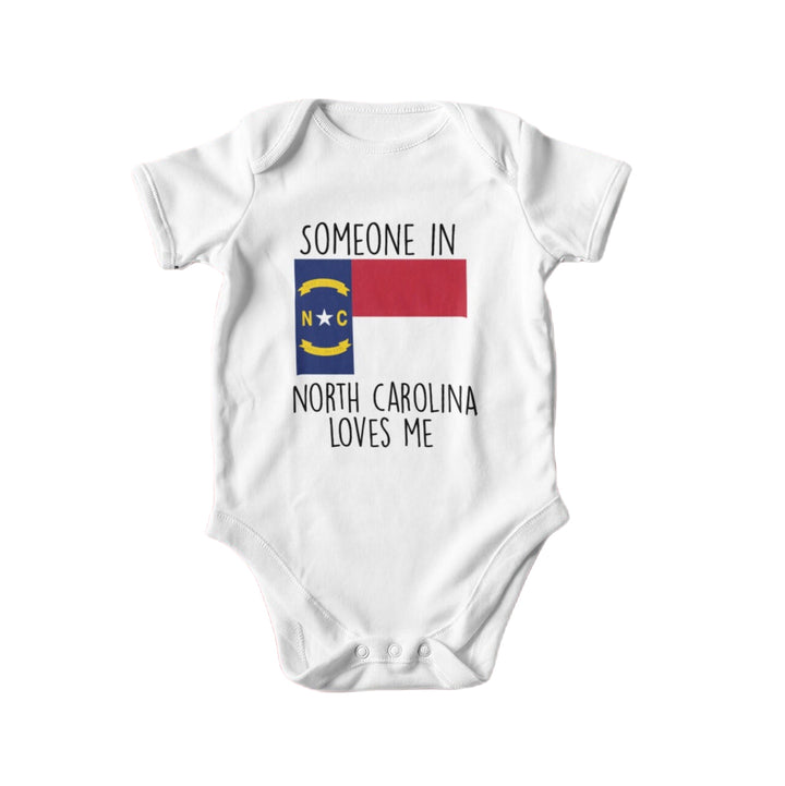 North Carolina - Baby Boy Girl Clothes Infant Bodysuit Funny Cute Newborn