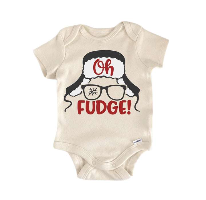 Oh Fudge Christmas Story - Baby Boy Girl Clothes Infant Bodysuit Funny Cute Newborn