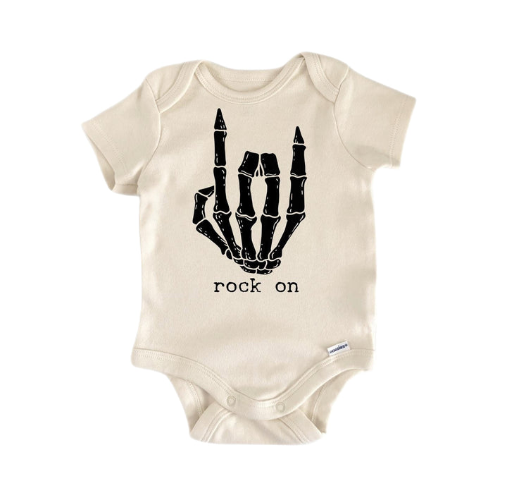 Rock And Rock Hands - Baby Boy Girl Clothes Infant Bodysuit Funny Cute Newborn