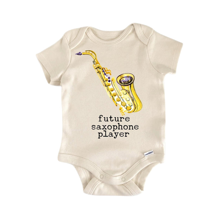 Saxofón Sax - Ropa para bebé niño niña Body infantil Divertido Lindo Recién Nacido 