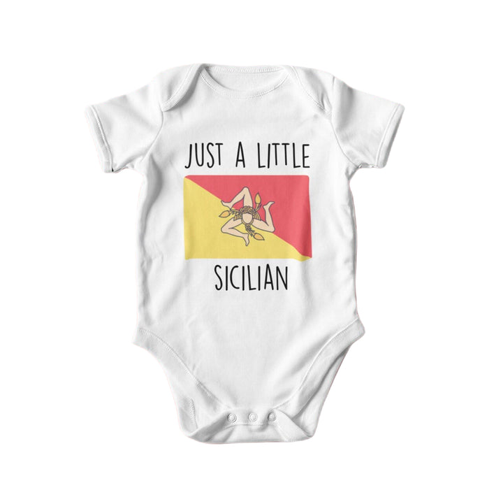 Sicily Italy Italian - Baby Boy Girl Clothes Infant Bodysuit Funny Cute Newborn