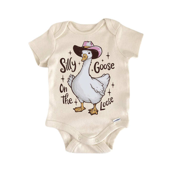 Silly Goose 1 - Ropa para bebé niño niña Body para bebé Divertido y lindo Recién nacido 