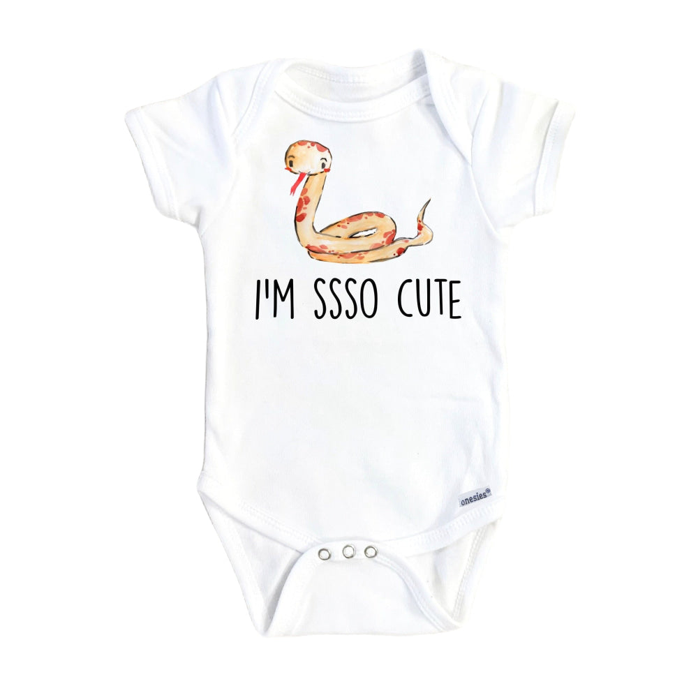 Snake Cute - Baby Boy Girl Clothes Infant Bodysuit Funny Newborn Onesie