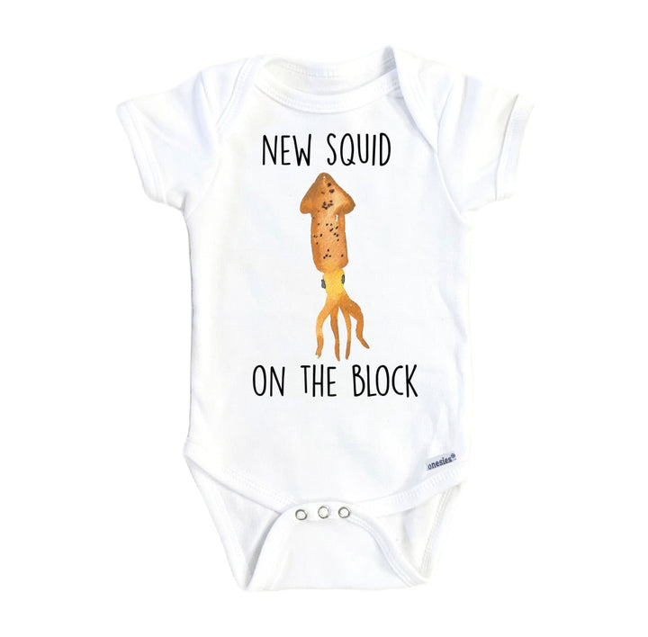 Squid Nautical - Baby Boy Girl Clothes Infant Bodysuit Funny Cute Newborn 1D Onesie