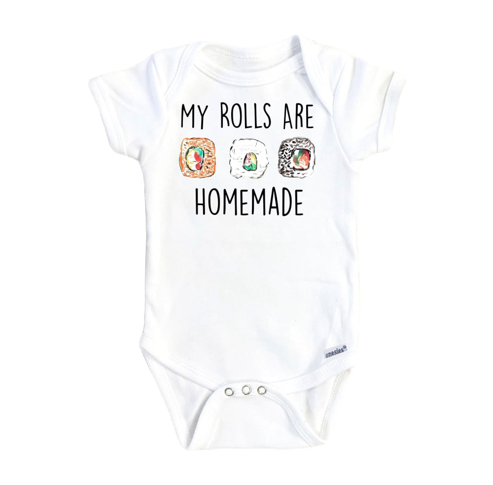 Sushi Roll - Baby Boy Girl Clothes Infant Bodysuit Funny Cute Newborn 1D Onesie