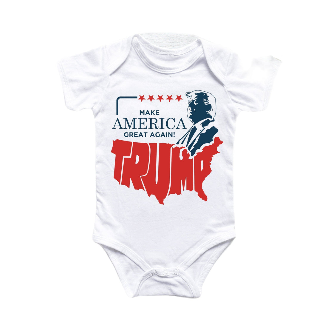 Trump Republican Brandon - Baby Boy Girl Clothes Infant Bodysuit Funny Cute Newborn 4 Onesie