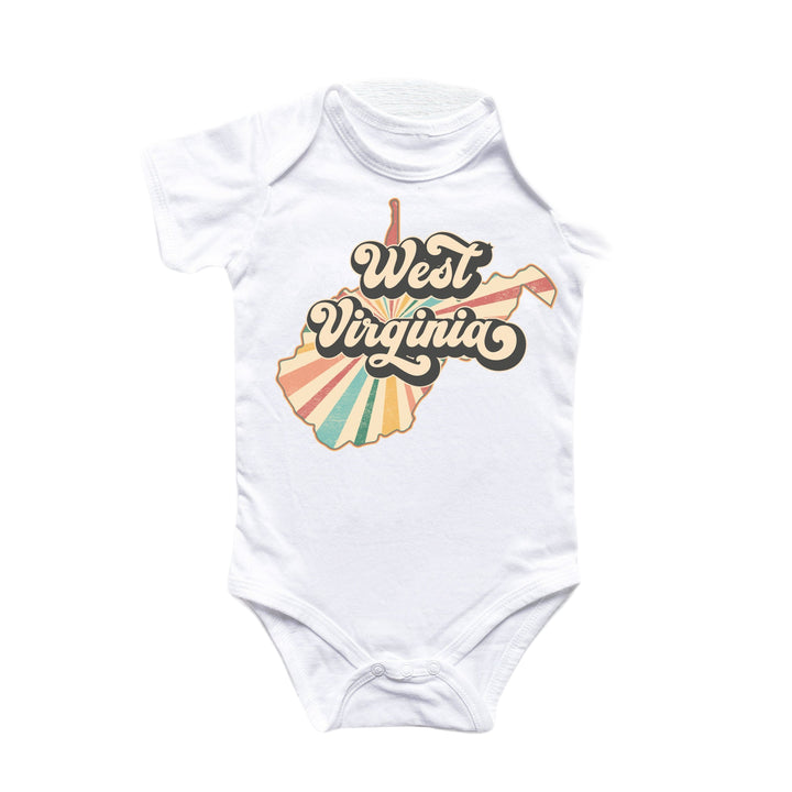 West Virginia - Baby Boy Girl Clothes Infant Bodysuit Funny Cute Newborn