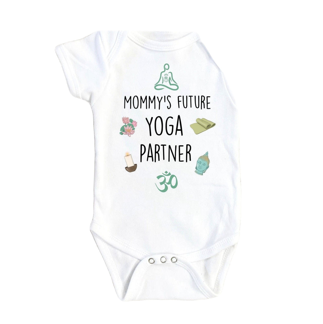 Yoga Namaste Mom - Baby Boy Girl Clothes Infant Bodysuit Funny Cute Newborn 1A