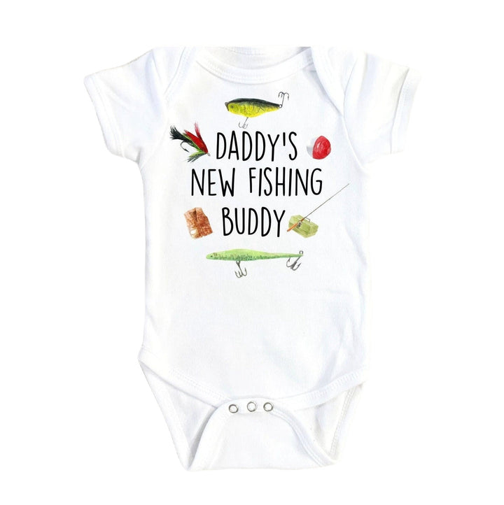 Fishing Buddy Icons - Baby Boy Girl Clothes Infant Bodysuit Funny Cute Newborn