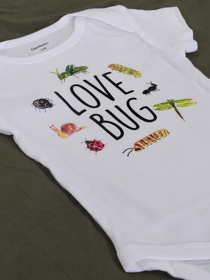 Love Bug All - Baby Boy Girl Clothes Infant Bodysuit Funny Cute Newborn