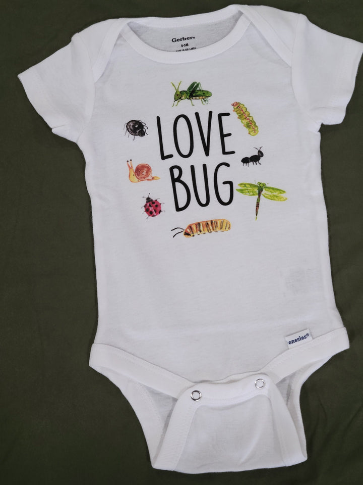 Love Bug All - Baby Boy Girl Clothes Infant Bodysuit Funny Cute Newborn