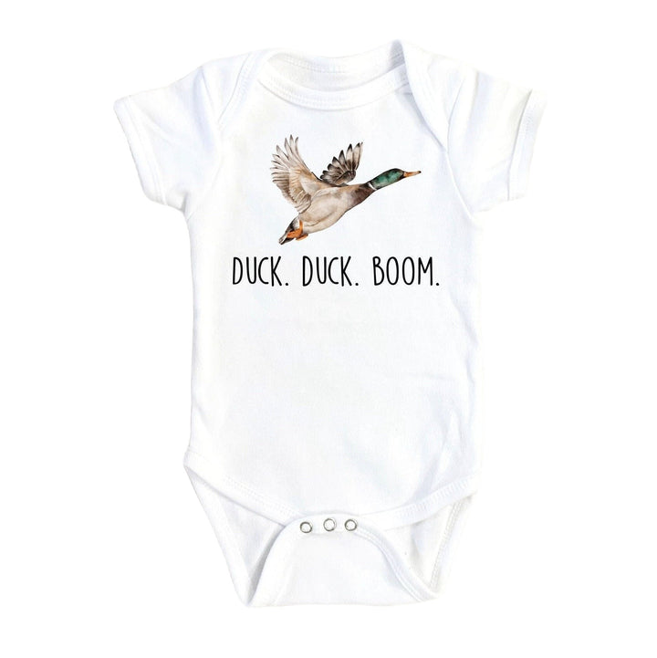 Duck Hunting Boom - Baby Boy Girl Clothes Infant Bodysuit Funny Cute Newborn