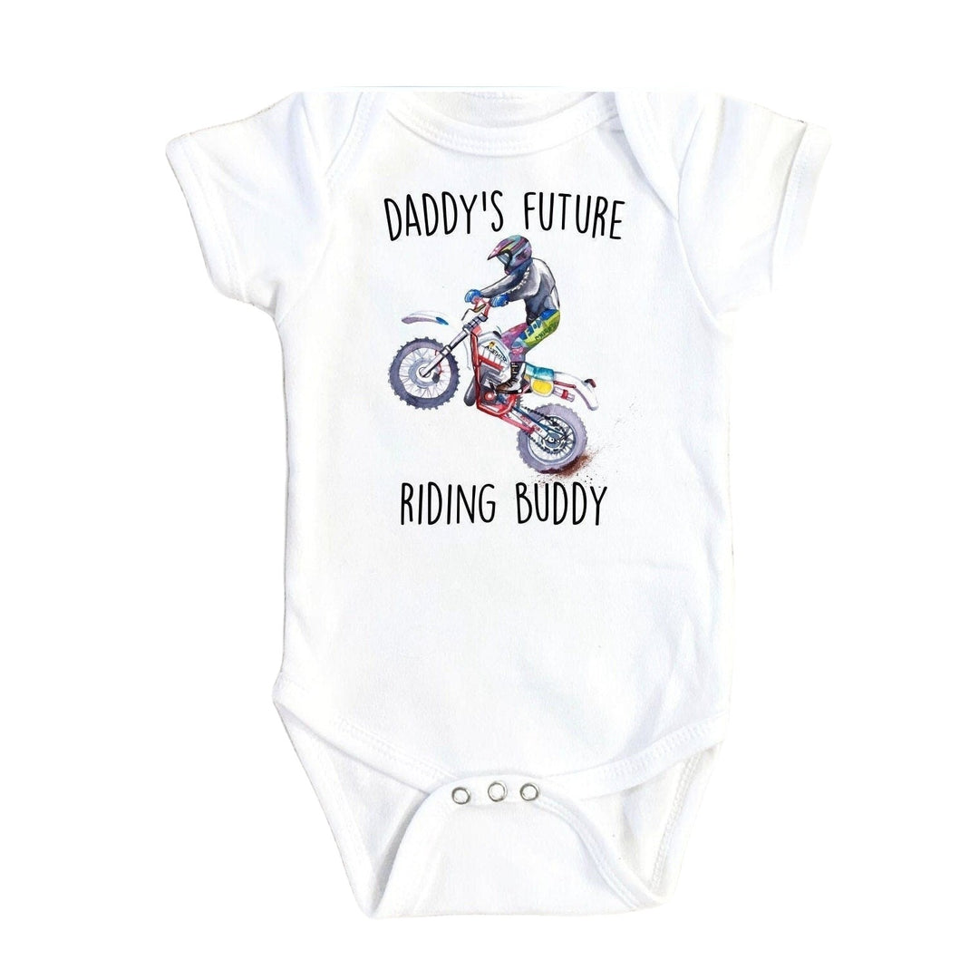Dirt Bike Daddy - Baby Boy Girl Clothes Infant Bodysuit Funny Cute Newborn