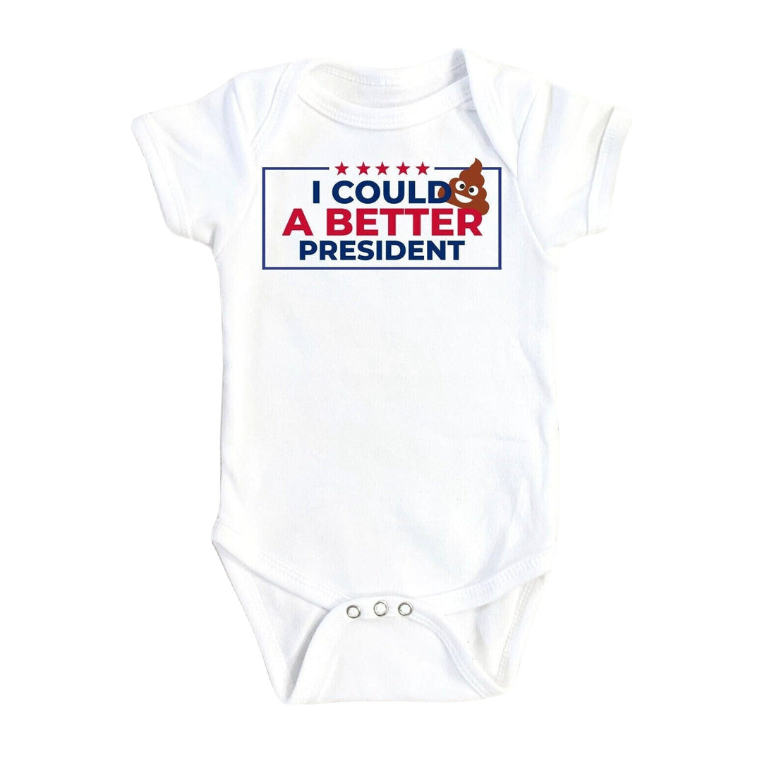 Maga Republican Poop - Baby Boy Girl Clothes Infant Bodysuit Funny Cute Newborn