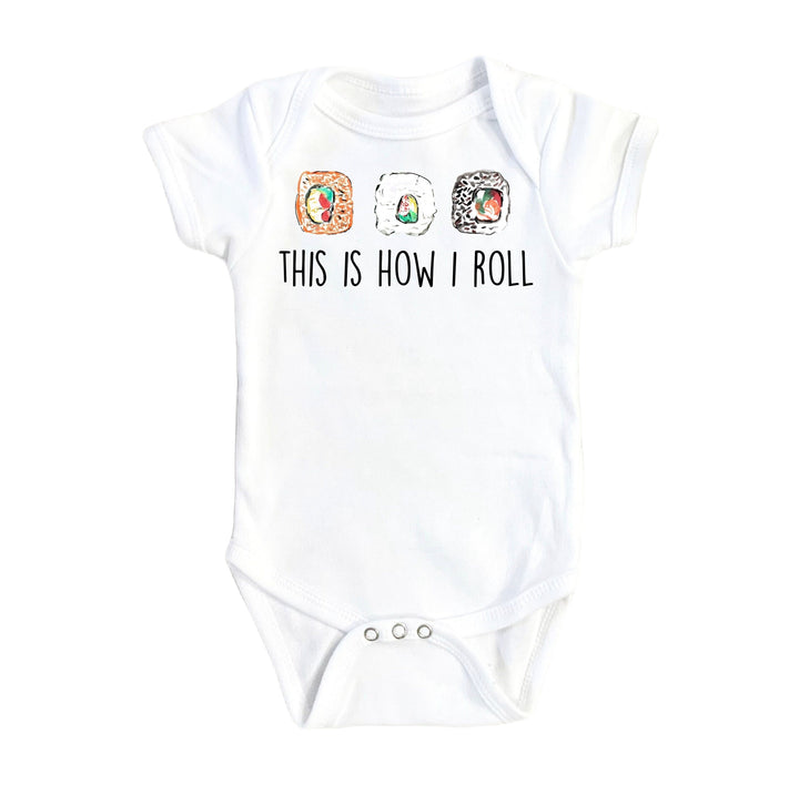 Sushi Roll - Baby Boy Girl Clothes Infant Bodysuit Funny Cute Newborn 1F