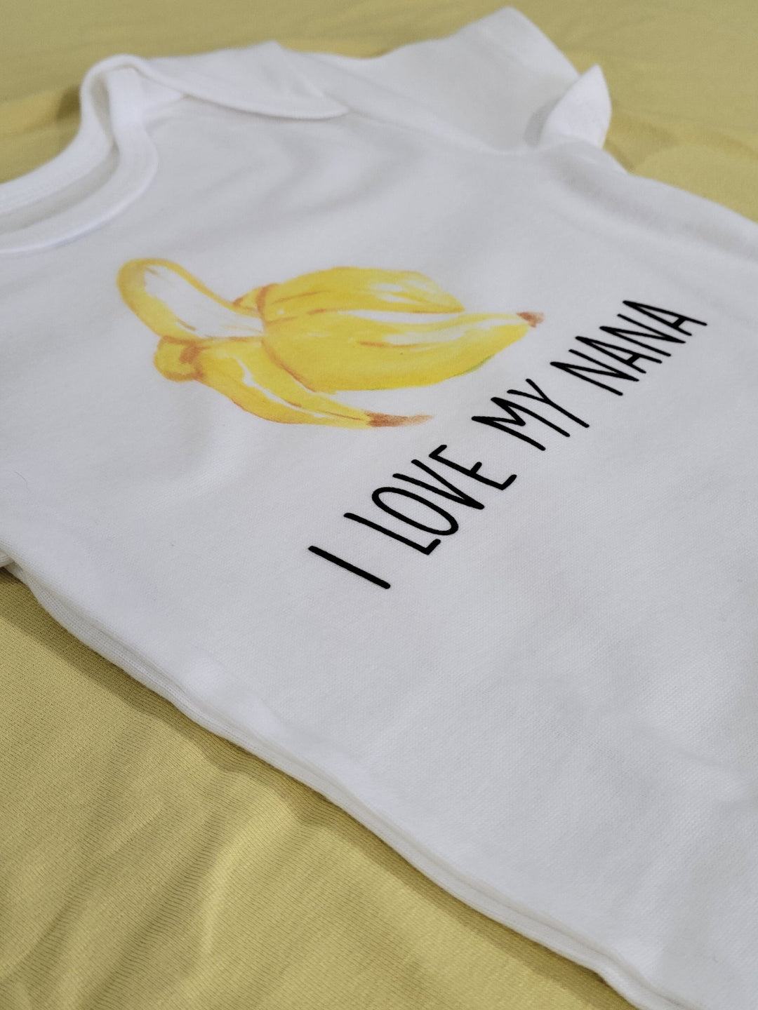 Banana Love Nana - Baby Boy Girl Clothes Infant Bodysuit Funny Cute Newborn