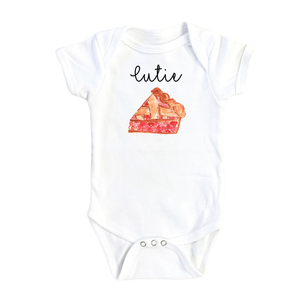 Pie Cutie - Baby Boy Girl Clothes Infant Bodysuit Funny Cute Newborn 1C