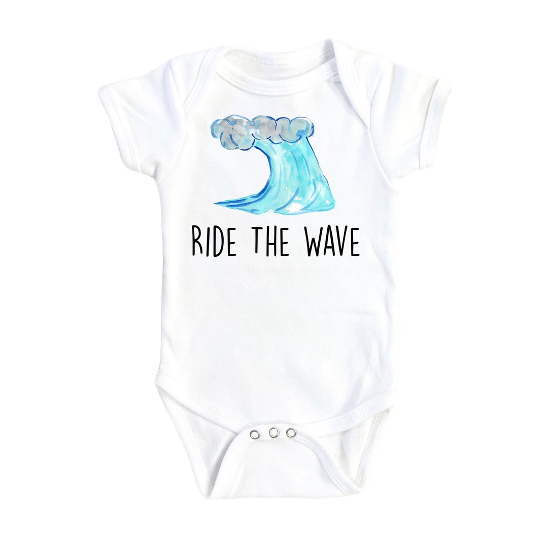 Surfer Ride - Baby Boy Girl Clothes Infant Bodysuit Funny Cute Newborn