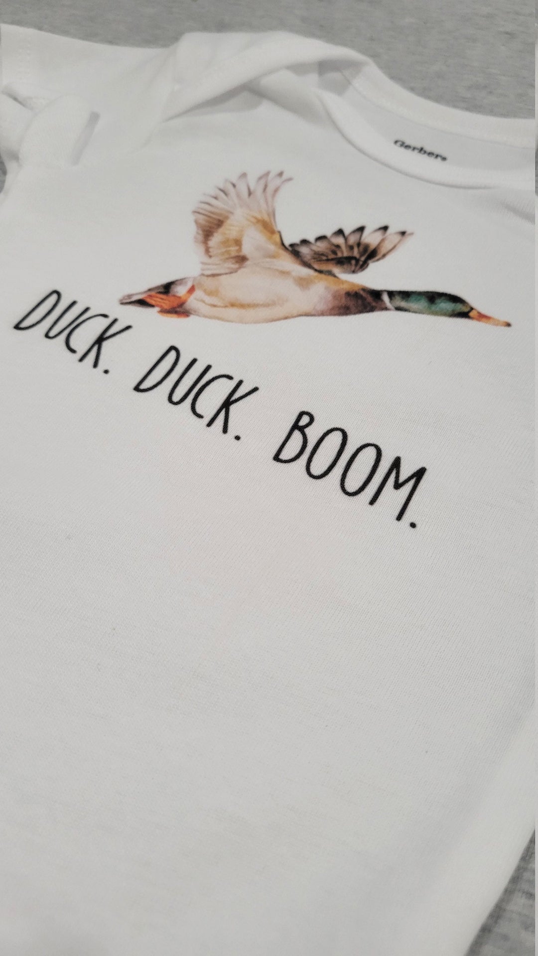 Duck Hunting Boom - Baby Boy Girl Clothes Infant Bodysuit Funny Cute Newborn