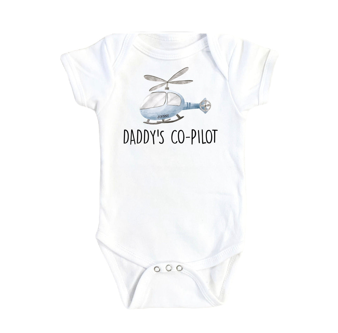 Helicopter Copilot - Baby Boy Girl Clothes Infant Bodysuit Funny Cute Newborn