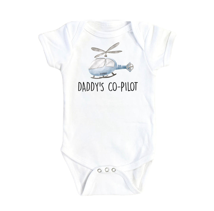 Helicopter Copilot - Baby Boy Girl Clothes Infant Bodysuit Funny Cute Newborn