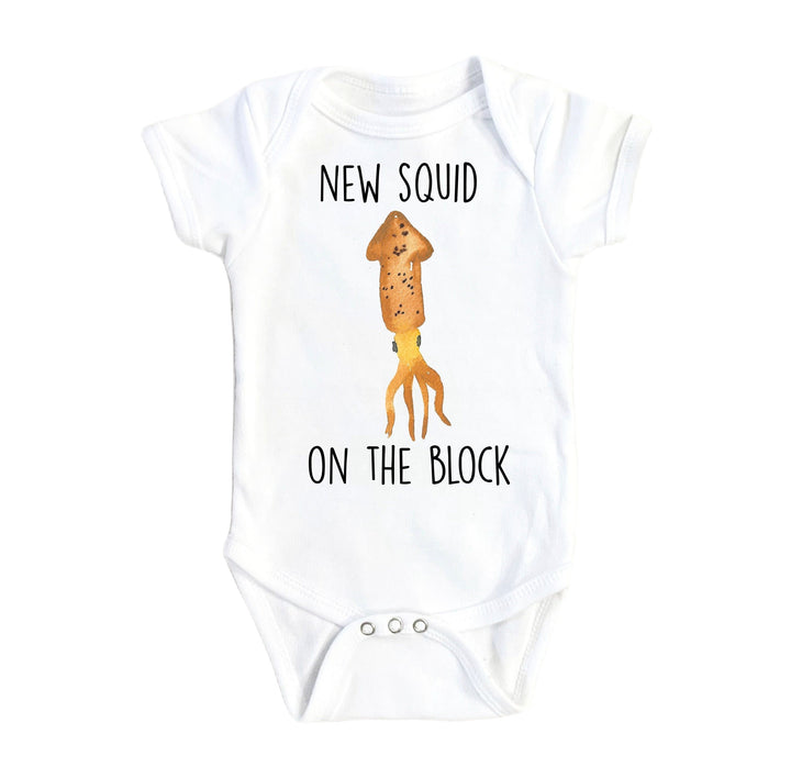 Squid Nautical - Baby Boy Girl Clothes Infant Bodysuit Funny Cute Newborn 1D
