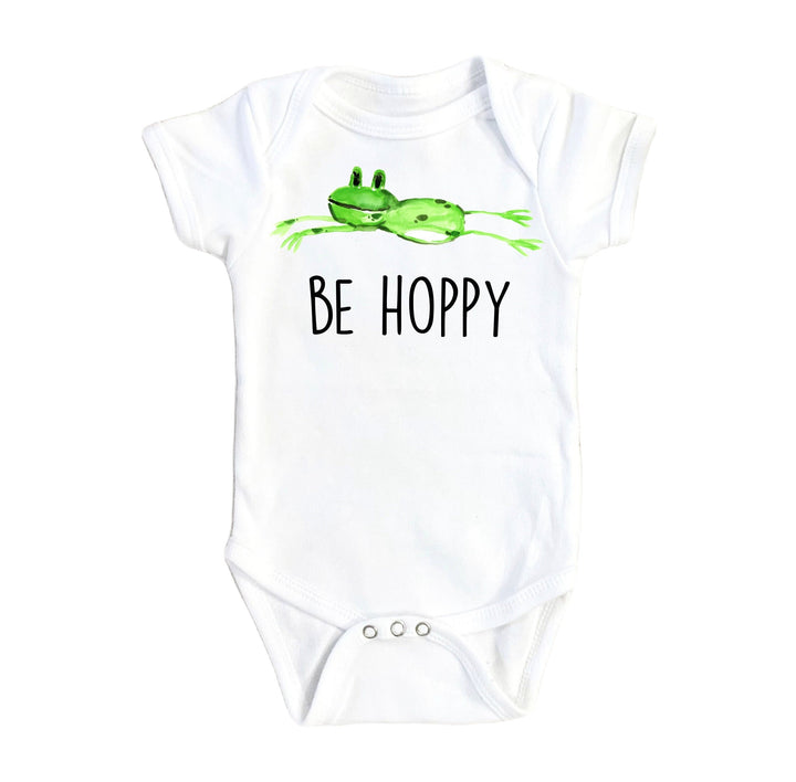 Frog Jump Hoppy - Baby Boy Girl Clothes Infant Bodysuit Funny Cute Newborn