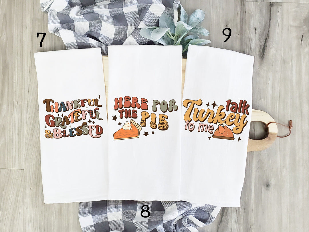 Thanksgiving Humor - Kitchen Tea Towel, Hand Dish, Housewarming, Funny, Friend, Gift