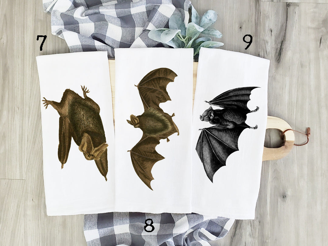 Bat - Kitchen Tea Towel, Hand Dish, Housewarming, Funny, Friend, Gift