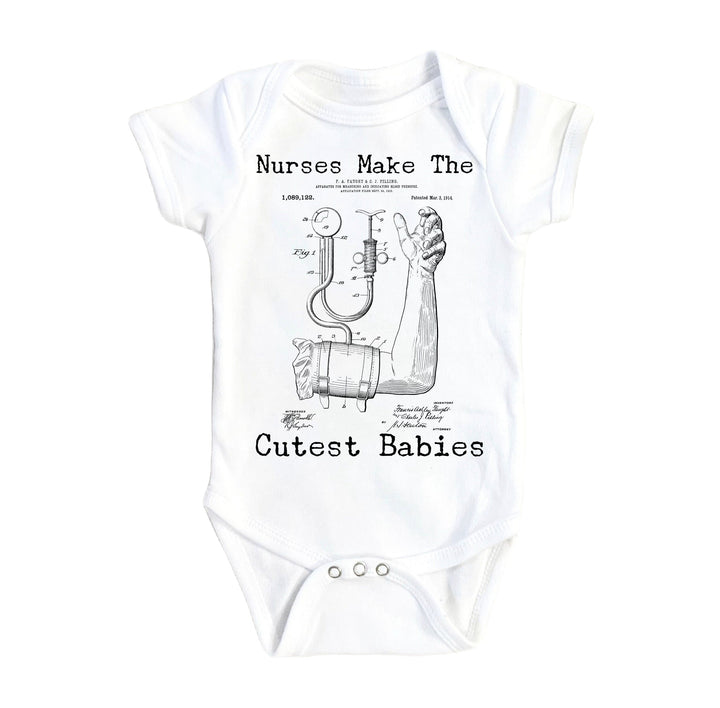 Nurse Patent - Baby Boy Girl Clothes Infant Bodysuit Funny Cute Newborn 1A