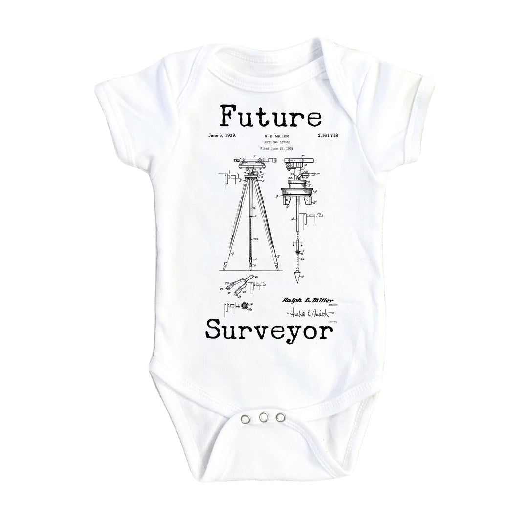 Surveyor Patent - Baby Boy Girl Clothes Infant Bodysuit Funny Cute Newborn