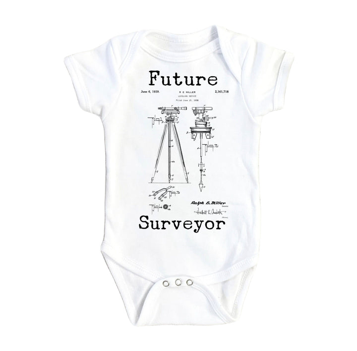 Surveyor Patent - Baby Boy Girl Clothes Infant Bodysuit Funny Cute Newborn