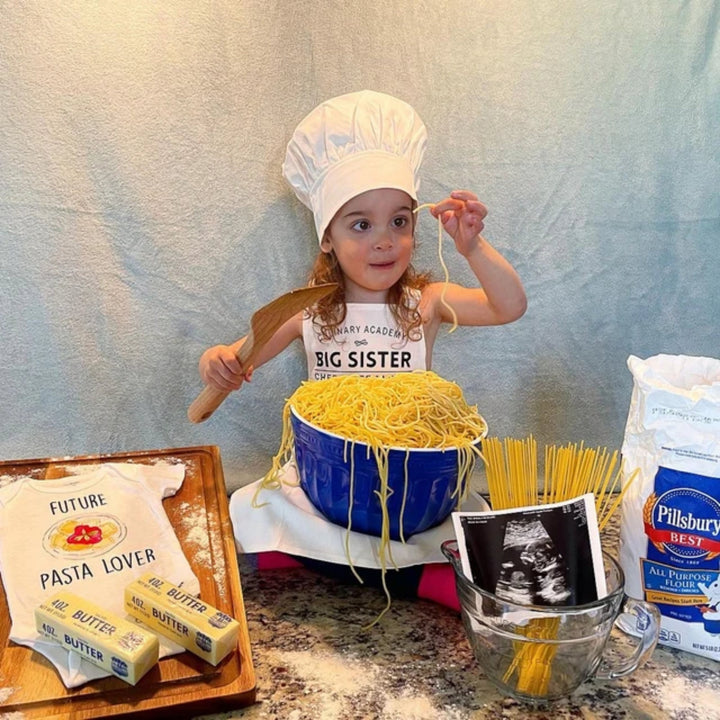 Italian Pasta - Baby Boy Girl Clothes Infant Bodysuit Funny Cute Newborn