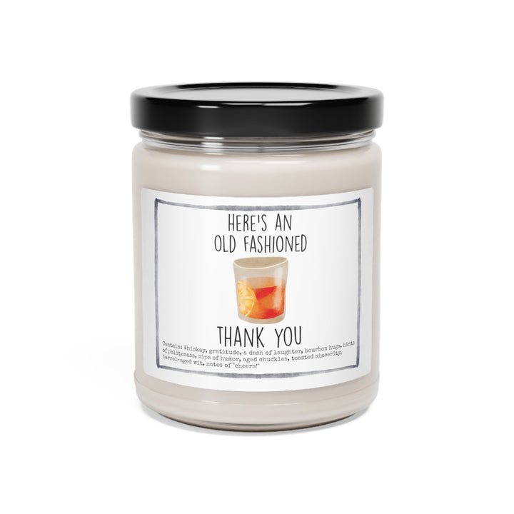 Thank You - 9oz Soy Candle, Birthday,  Friend, Birthday Gift, Men Women