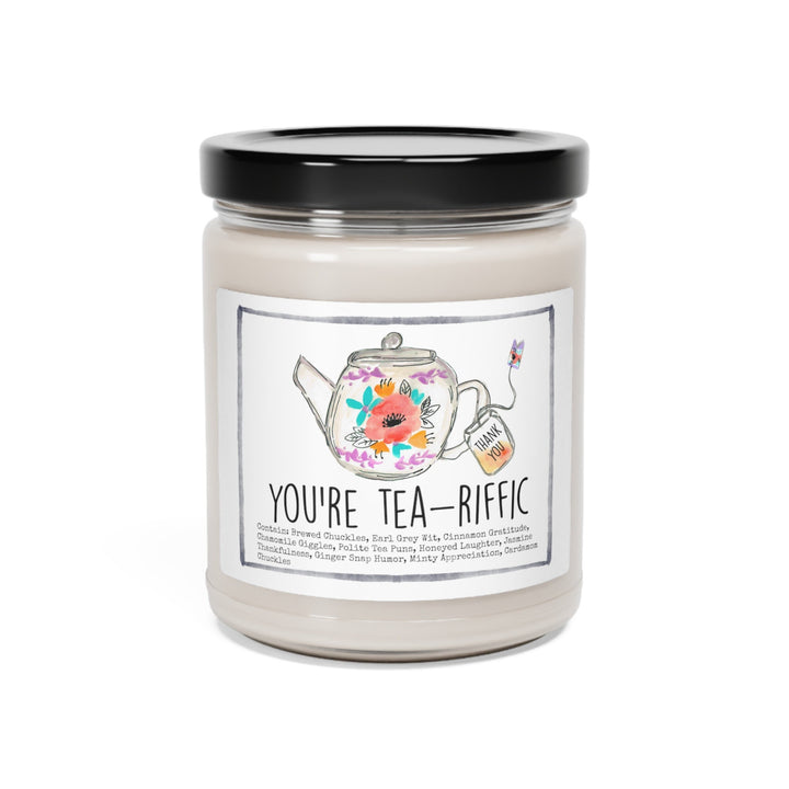 Tea Coffee Thank You - 9oz Soy Candle, Birthday,  Friend, Birthday Gift, Men Women