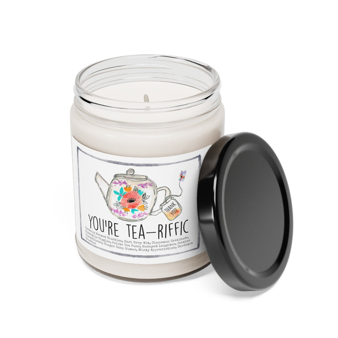 Tea Coffee Thank You - 9oz Soy Candle, Birthday,  Friend, Birthday Gift, Men Women